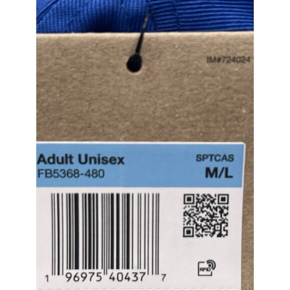 NIKE Hat Blue Size M/L Medium Large Embroidered Logo Baseball Cap Mens Womens - Picture 8 of 8